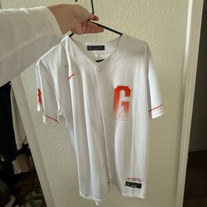 Nike White Baseball Jersey